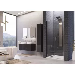 Zuhanyajtó, Aquatek YES B2 85x200 átlátszó üveggel