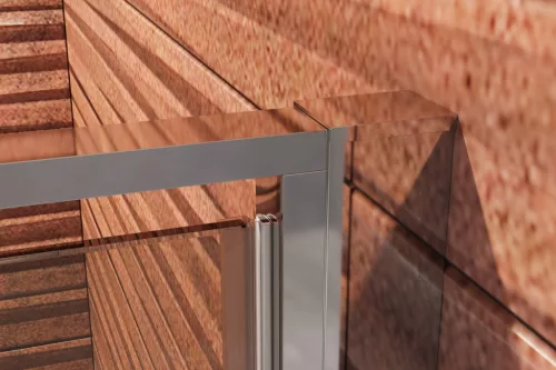 Zuhanyajtó, Aquatek YES B5 90x200 grape üveggel, jobbos kivitel