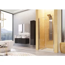 Zuhanyajtó, Aquatek YES B8 85x200 átlátszó üveggel