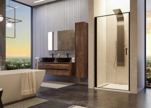 Zuhanyajtó, Aquatek YES BLACK B1 70x200