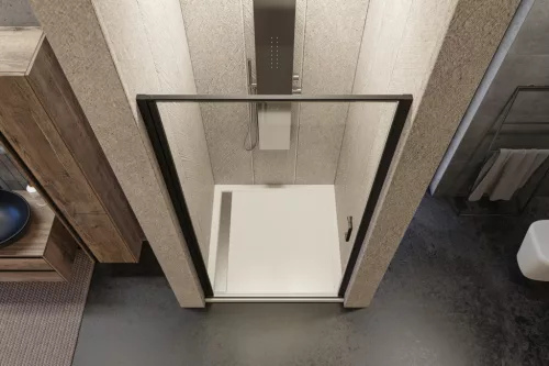 Zuhanyajtó, Aquatek YES BLACK B1 80x200