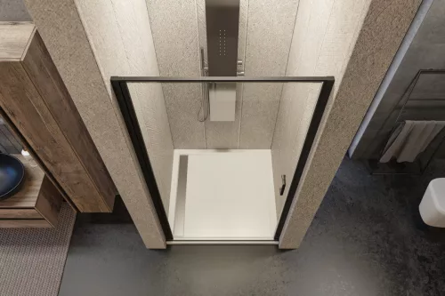Zuhanyajtó, Aquatek YES BLACK B1 90x200