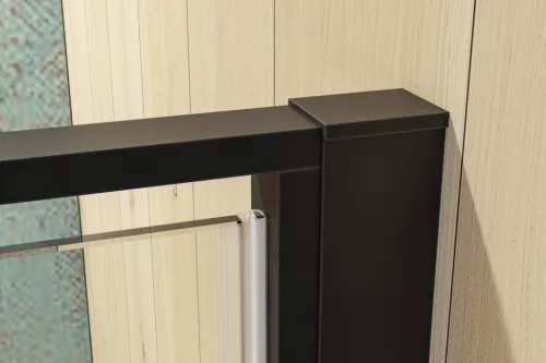 Zuhanyajtó, Aquatek YES BLACK B5 115x200