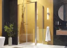 Zuhanyfal, Aquatek FAMILY F02 90x190 átlátszó üveggel