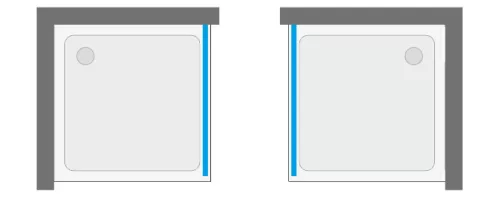 Zuhanyfal, Aquatek ROYAL F1 80x185 chinchilla