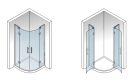 Zuhanykabin, Aquatek CRYSTAL S7 90x90x200