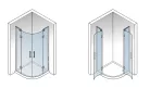 Zuhanykabin, Aquatek CRYSTAL S7 90x90x200