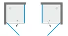 Zuhanykabin, Aquatek GLASS A1 90x90 króm+frost üveg