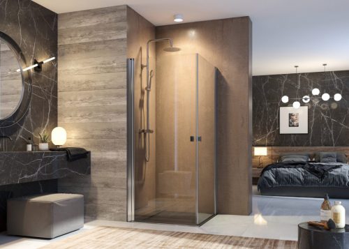 Zuhanykabin, Aquatek GLASS A2 90x90 króm+frost üveg