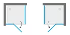 Zuhanykabin, Aquatek GLASS A3 90x90 króm+frost üveg