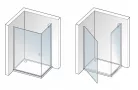 Zuhanykabin, Aquatek GLASS R10 100x80 króm+frost üveg