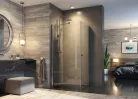 Zuhanykabin, Aquatek GLASS R11 100x80 króm+frost üveg