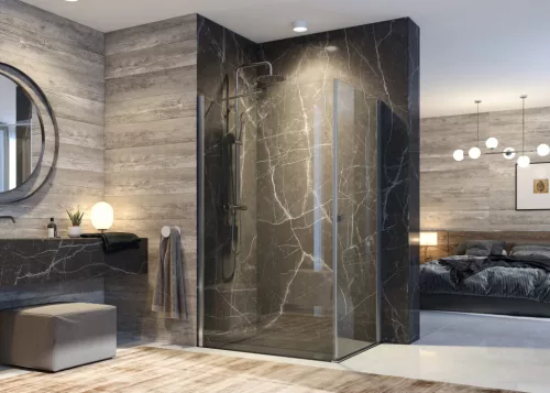Zuhanykabin, Aquatek GLASS R31 120x90 króm+frost üveg