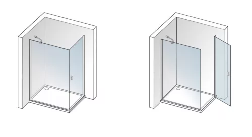 Zuhanykabin, Aquatek GLASS R31 120x90 króm+frost üveg