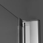 Zuhanykabin, Aquatek GLASS R34 120x90 króm+frost üveg