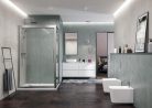 Zuhanykabin, Aquatek DYNAMIC R34 120x90 jobbos króm-szatén/átlátszó üveg