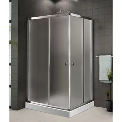 Zuhanykabin, Aquatek FAMILY R14 100x80 króm/grape üveg