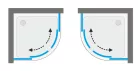 Zuhanykabin, Aquatek FAMILY S4 90x90 króm+átlátszó üveg