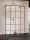 Walk-in, Radaway Modo New Black I Factory Walk-in fekete zuhanyfal 130 átlátszó