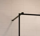 Walk-in, Radaway Modo X Black I Frame Walk-in fekete zuhanyfal 150 átlátszó