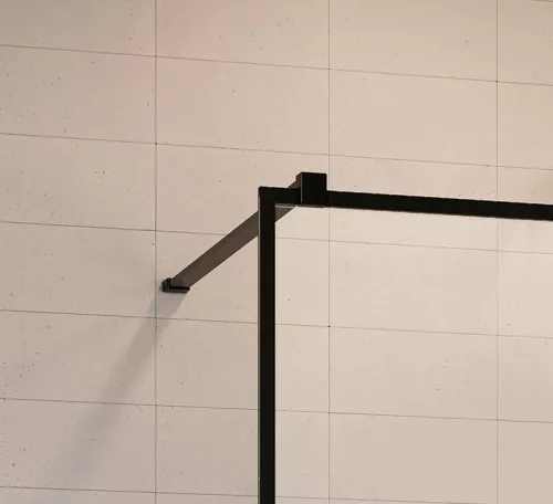 Walk-in, Radaway Modo X Black I Frame Walk-in fekete zuhanyfal 150 átlátszó