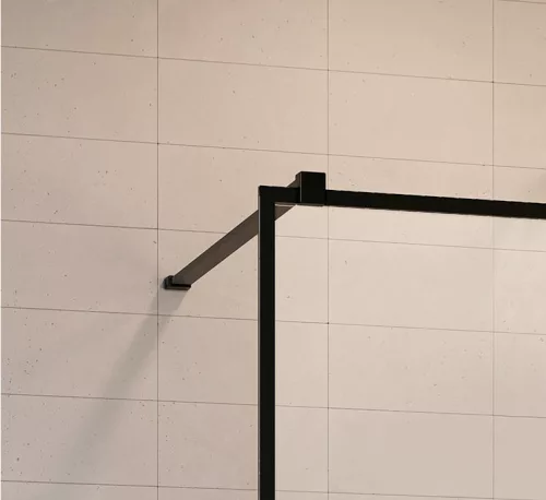 Walk-in, Radaway Modo X Black I Factory Walk-in fekete zuhanyfal 150 átlátszó