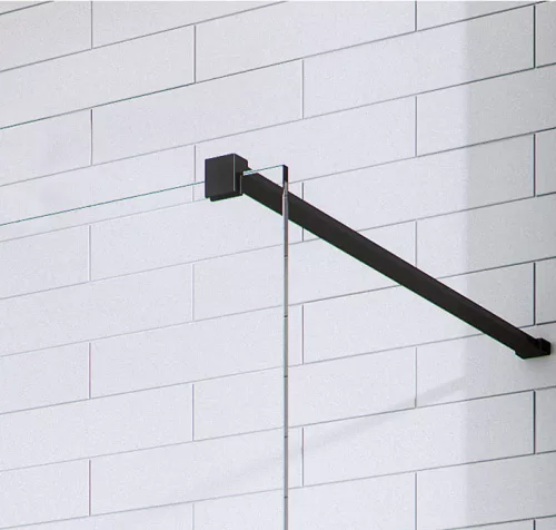 Walk-in, Radaway Modo X Black I Walk-in fekete zuhanyfal 150 átlátszó