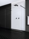 Walk-in, Radaway Modo X Black I Walk-in fekete zuhanyfal 160 átlátszó