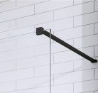 Walk-in, Radaway Modo X Black I Walk-in fekete zuhanyfal 160 átlátszó