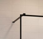 Walk-in, Radaway Modo New Black II Factory Walk-in fekete zuhanyfal 70 átlátszó