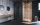 Walk-in, Radaway Modo New Black II Factory Walk-in fekete zuhanyfal 80 átlátszó