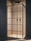 Walk-in, Radaway Modo New Black II Factory Walk-in fekete zuhanyfal 105 átlátszó
