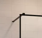 Walk-in, Radaway Modo New Black II Factory Walk-in fekete zuhanyfal 160 átlátszó