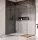 Walk-in, Radaway Modo New Black III Frame Walk-in fekete zuhanyfal 90x140 átlátszó