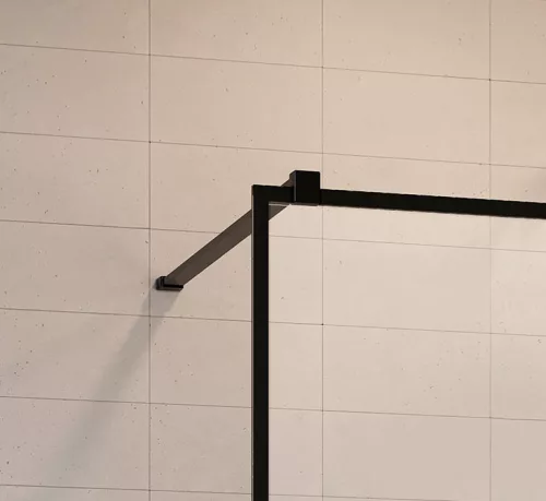 Walk-in, Radaway Modo X Black III Frame Walk-in fekete zuhanyfal 90x140 átlátszó