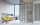 Walk-in, Radaway Modo New Black III Factory Walk-in fekete zuhanyfal 90x140 átlátszó