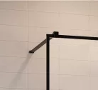 Walk-in, Radaway Modo New Black III Factory Walk-in fekete zuhanyfal 90x140 átlátszó