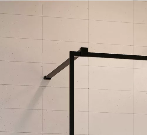 Walk-in, Radaway Modo New Black III Factory Walk-in fekete zuhanyfal 90x140 átlátszó