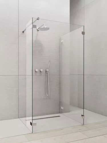 Walk-in, Radaway Euphoria Walk-in IV zuhanyfal 80x100 átlátszó