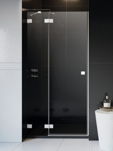 Zuhanyajtó, Radaway Essenza Pro White DWJ fehér zuhanyajtó 100 átlátszó balos