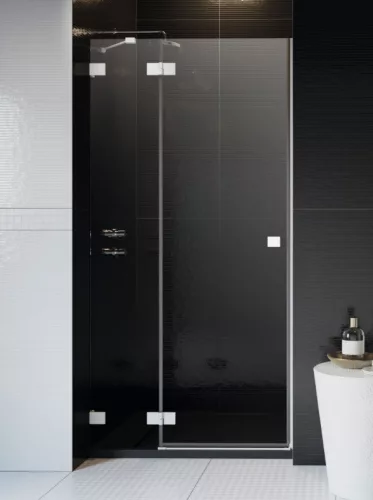 Zuhanyajtó, Radaway Essenza Pro White DWJ fehér zuhanyajtó 100 átlátszó balos