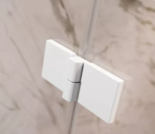 Zuhanyajtó, Radaway Essenza Pro White DWJ fehér zuhanyajtó 100 átlátszó balos