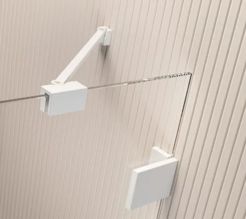 Zuhanyajtó, Radaway Essenza Pro White DWJ fehér zuhanyajtó 100 átlátszó balos