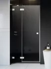 Zuhanyajtó, Radaway Essenza Pro White DWJ fehér zuhanyajtó 110 átlátszó balos