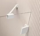 Zuhanyajtó, Radaway Essenza Pro White DWJ fehér zuhanyajtó 110 átlátszó balos