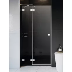   Zuhanyajtó, Radaway Essenza Pro White DWJ fehér zuhanyajtó 120 átlátszó balos