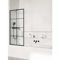   Kádparaván, Radaway Modo New Black PNJ fekete kádparaván 60 átlátszó