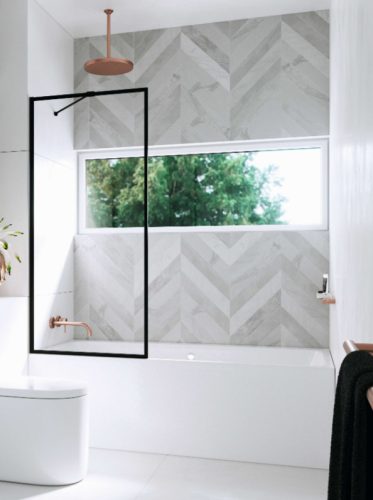 Kádparaván, Radaway Modo New Black PNJ fekete kádparaván 60 átlátszó