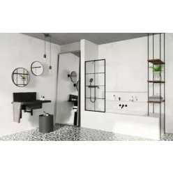   Kádparaván, Radaway Modo New Black PNJ Factory fekete kádparaván 50 átlátszó