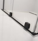 Walk-in, Radaway Furo Black Walk-in fekete zuhanyfal 90 átlátszó balos